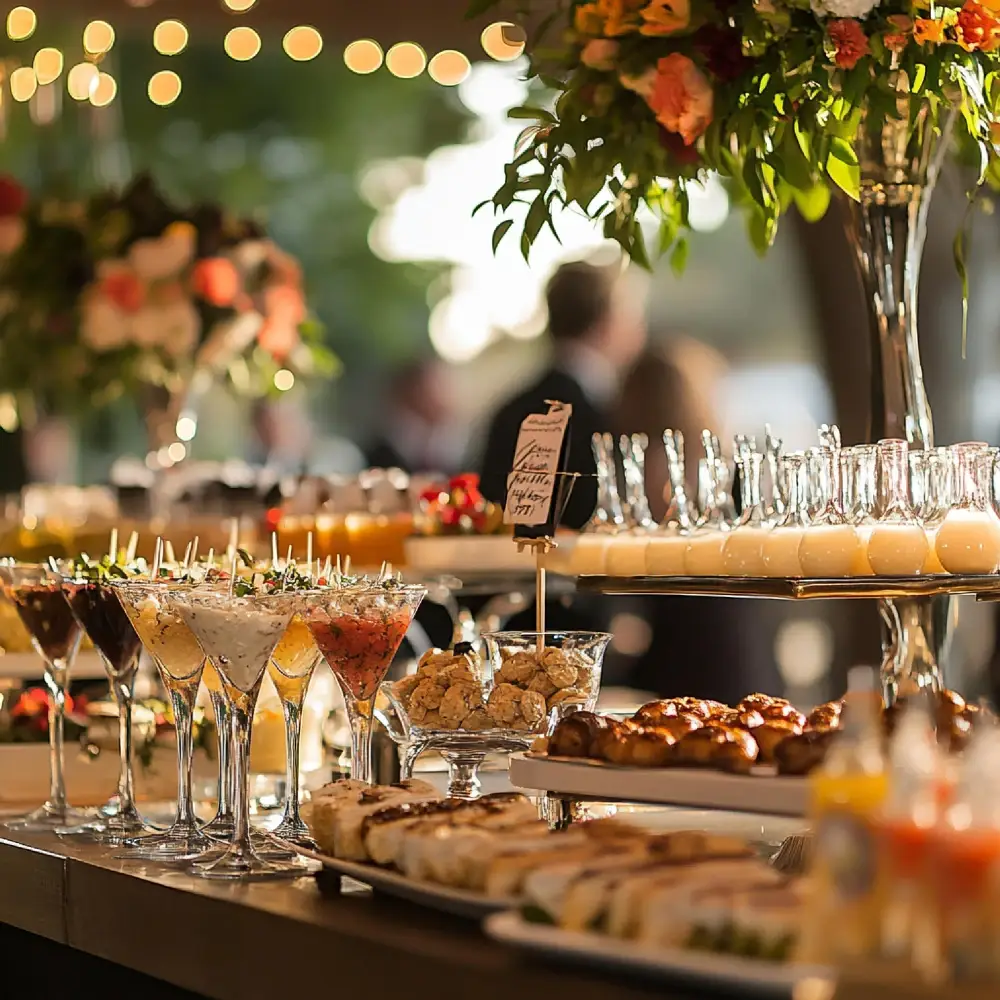 Buffet de réception - mariages Hôtel Mount Ventùri